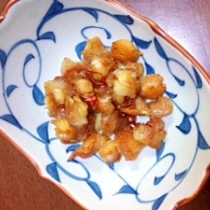 鶏軟骨の塩胡椒&オリーブオイル炒め